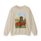 Golf Bear Crewneck Sweatshirt — 'Stingray Alley' Vintage Golfing Bear Design