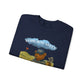 Golf Bear Crewneck Sweatshirt — 'Stingray Alley' Vintage Golfing Bear Design