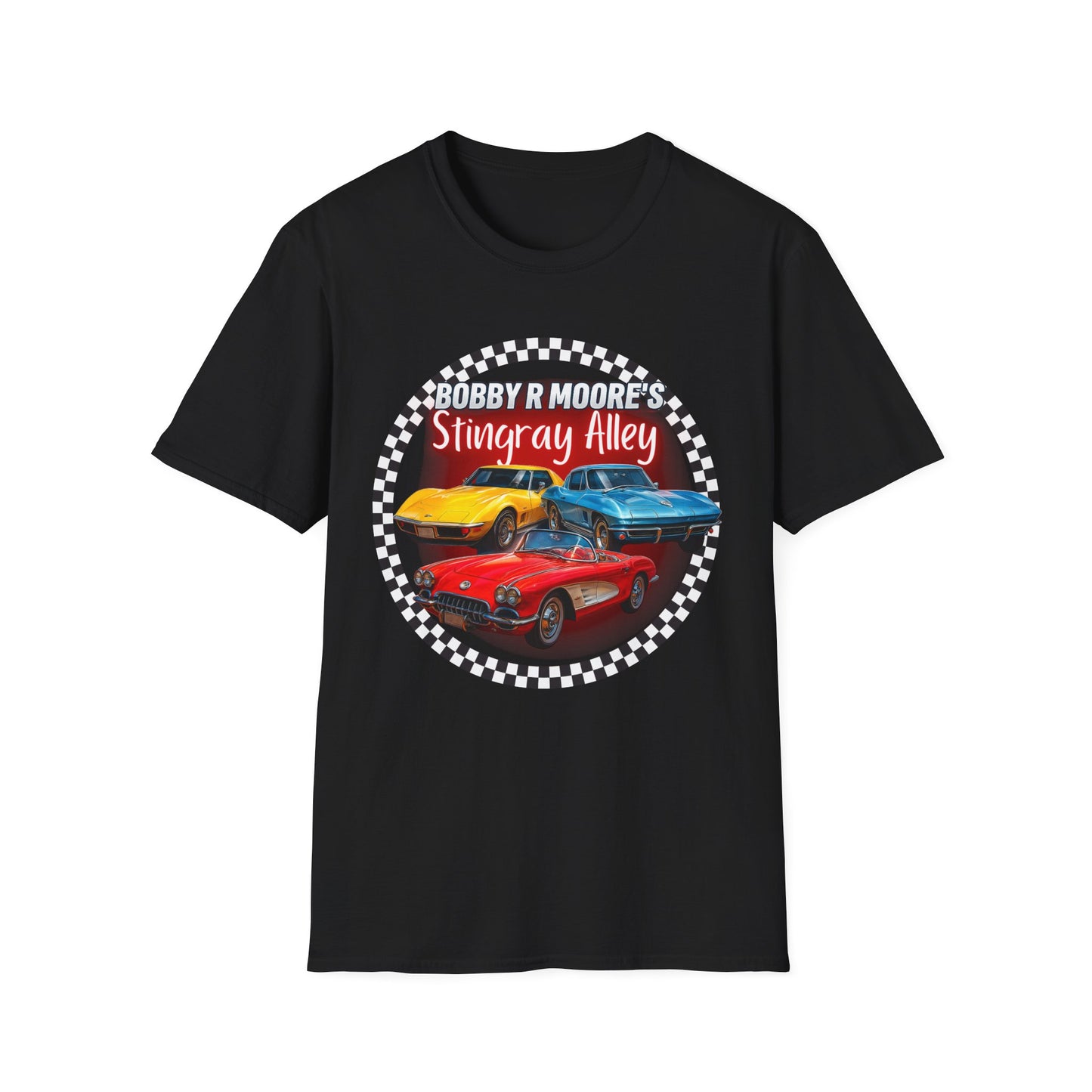 3 Classic Muscle Cars T‑Shirt