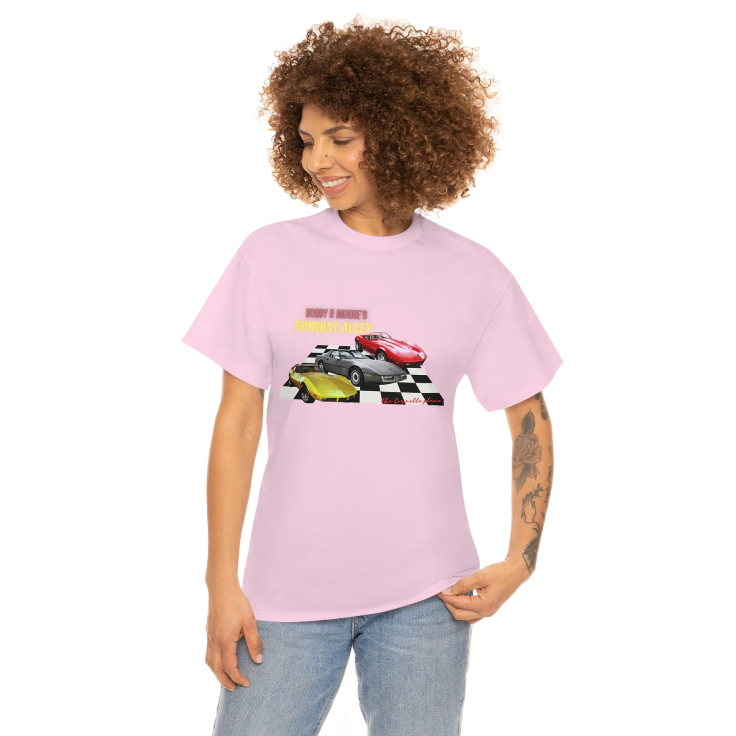 Three Corvette Heavy Cotton Tee