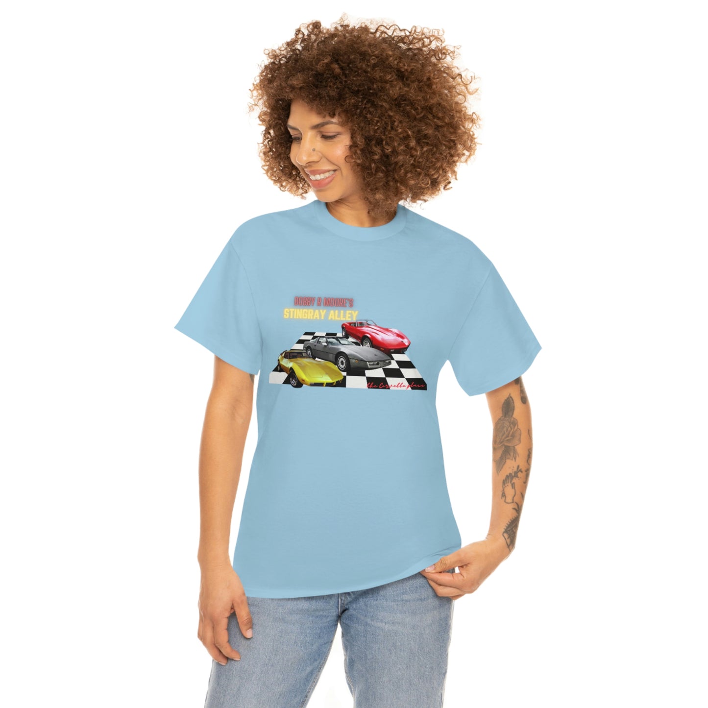 Three Corvette Heavy Cotton Tee