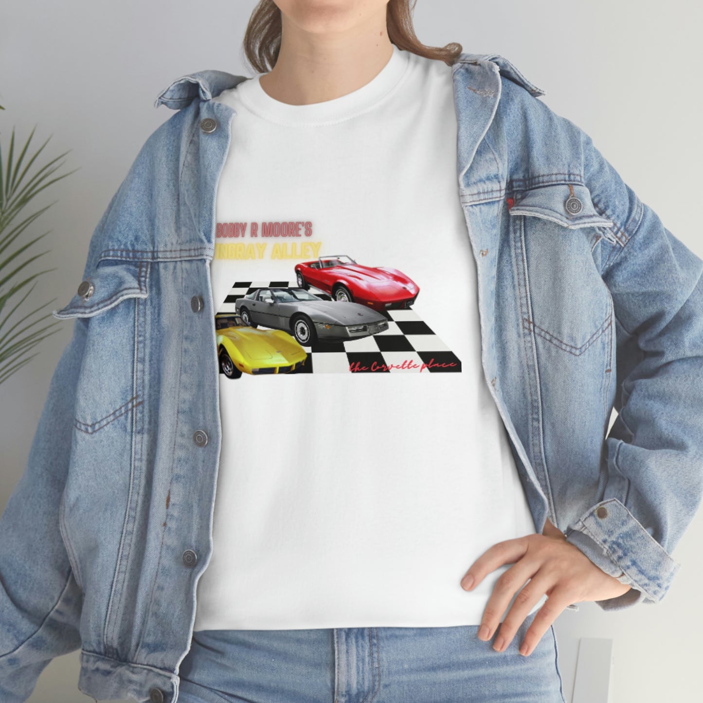 Three Corvette Heavy Cotton Tee