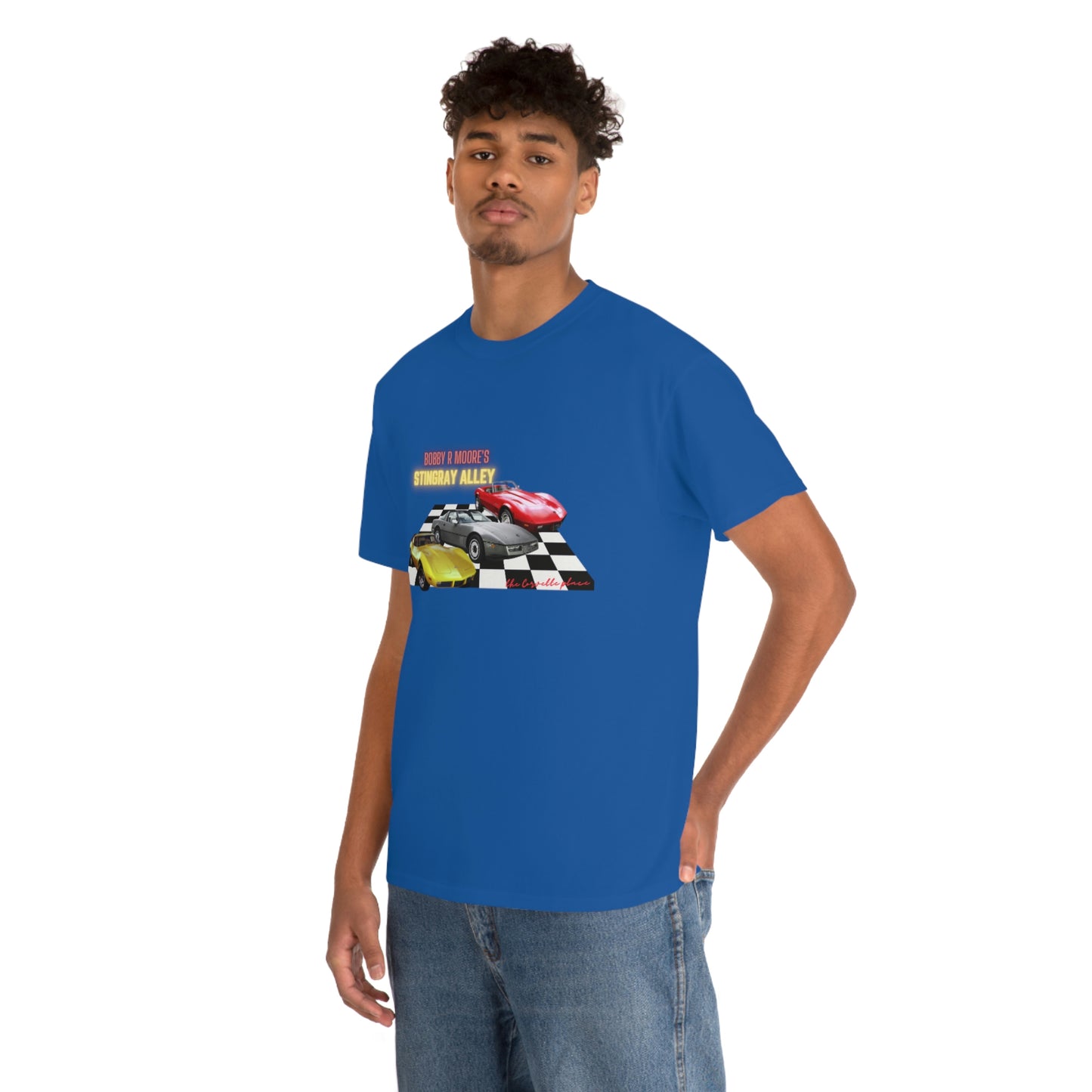 Three Corvette Heavy Cotton Tee